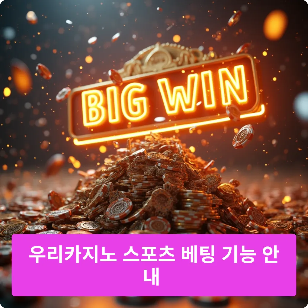 우리카지노 스포츠 배팅 기능 안내